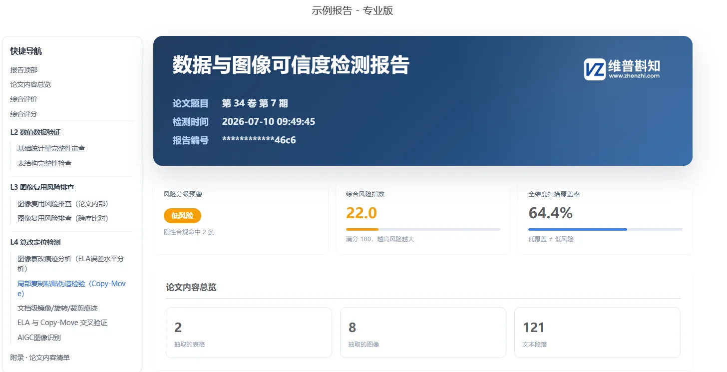 维普斟知图文查重上传界面